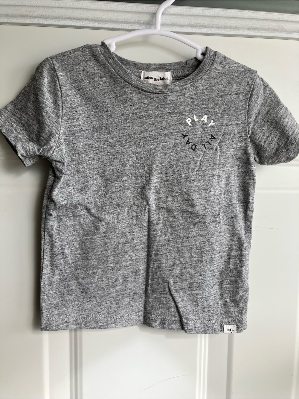 Miles the label tshirt grey 24 months